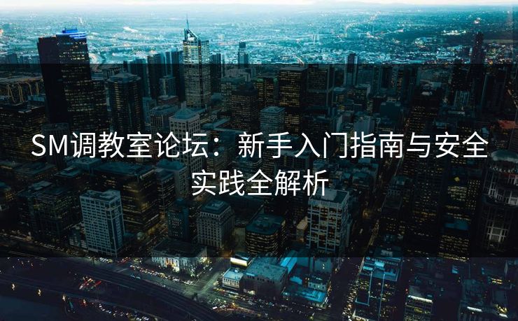 SM调教室论坛：新手入门指南与安全实践全解析  第1张